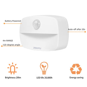 ZISUYU 20-lumen glow supports safe night navigation