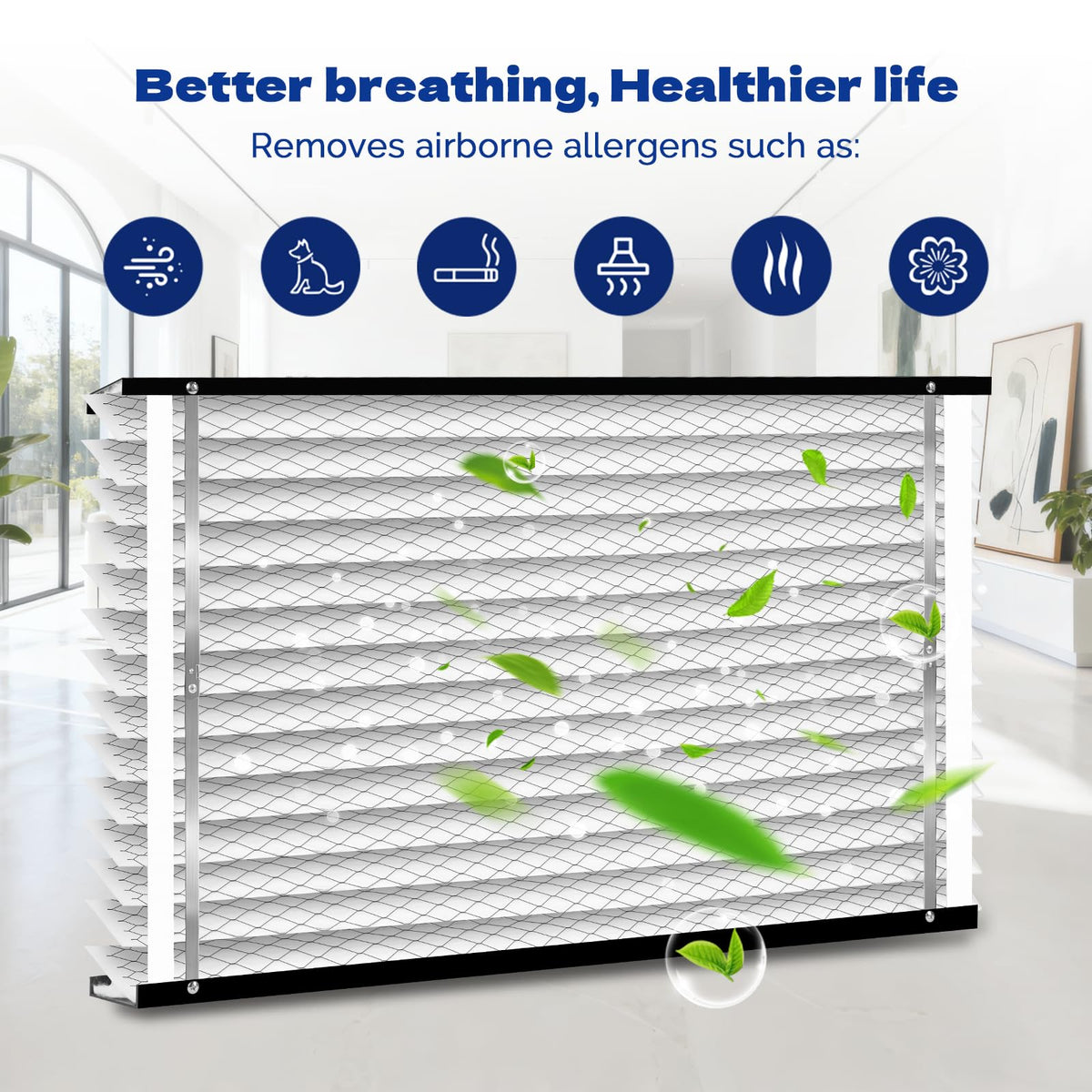 Ziuwery 410 replacement filter shown for quick, tool-free installation.