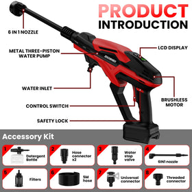ZixDeNex cleaner requires Milwaukee battery (not included) for flexible power.