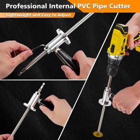 ZJFLNZYC with three blades and guide disc for versatile pipe work
