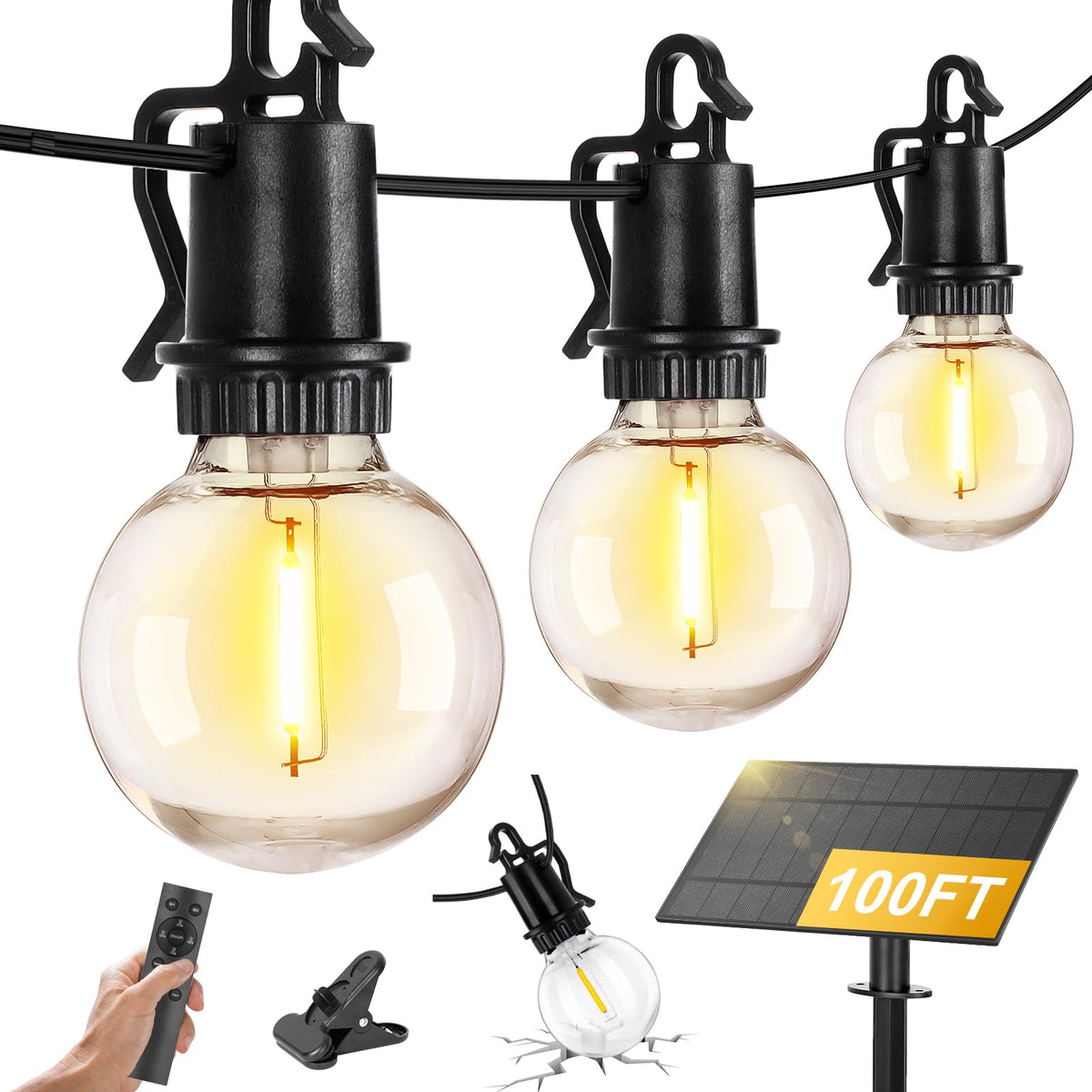 ZJOJO 2700K warm white glow enhances outdoor evenings.
