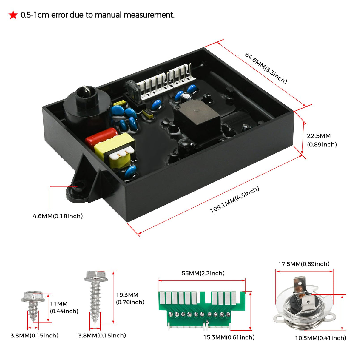 Thermal cut-off component from the ZJTBLL kit