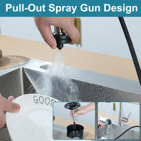 Zjyufy glass rinser for bar and kitchen sinks speeds glassware cleansing
