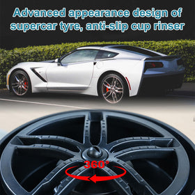 Zjyufy stainless steel and ABS rinser designed for durable daily use