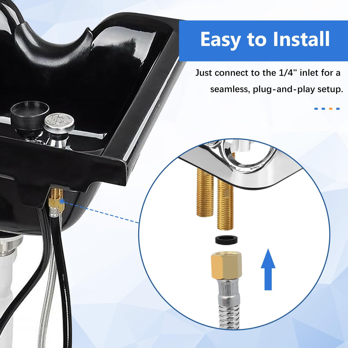 ZKDAUSDO maintains consistent water pressure for comfortable rinses