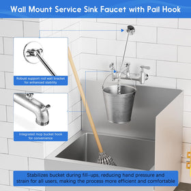 Vacuum breaker on ZKDAUSDO faucet prevents backflow in busy settings