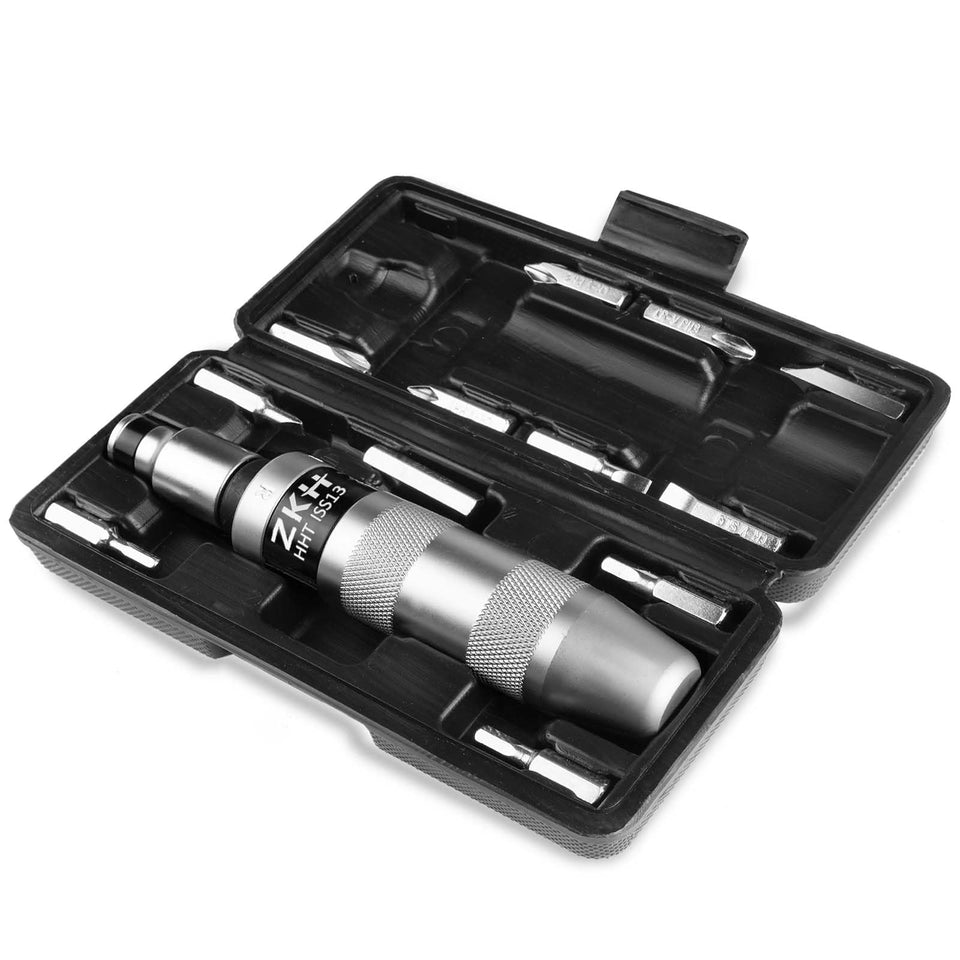 ZKH 1/2-inch CR-V hand impact screwdriver with ergonomic grip for heavy-duty use.