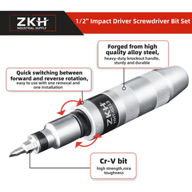 ZKH forward and reverse design allows quick switching during disassembly.
