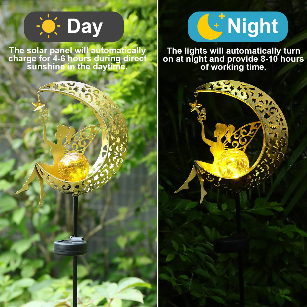 ZKLiLi warm LED pathway light guides steps and saves energy.