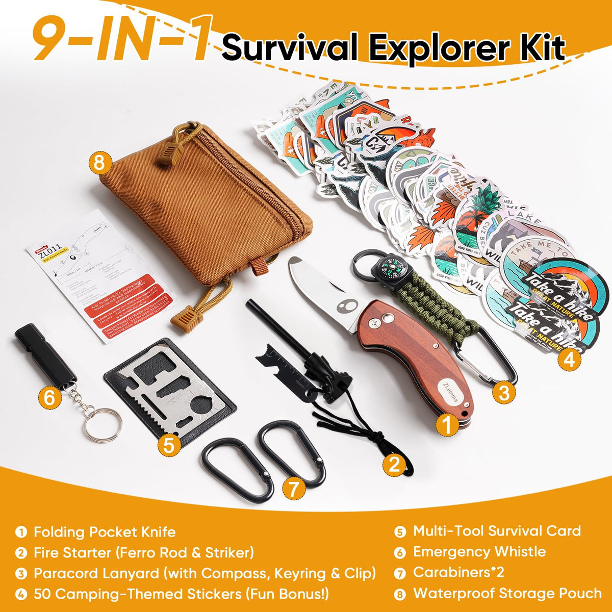 ZLemma safety-lock pocket knife demonstrating secure operation for young explorers.