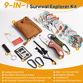 ZLemma safety-lock pocket knife demonstrating secure operation for young explorers.