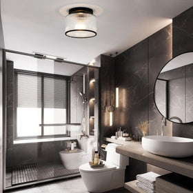 Zlepmlla Semi-flush Mount ideal for hallways and entryways with quick install.