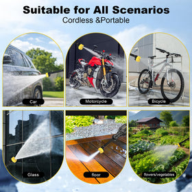 ZLOKLA cleaning kit in use for outdoor car and patio cleaning