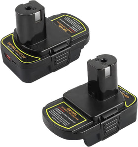 ZLWAWAOL DM18RL battery adapter enabling Ryobi tool compatibility.