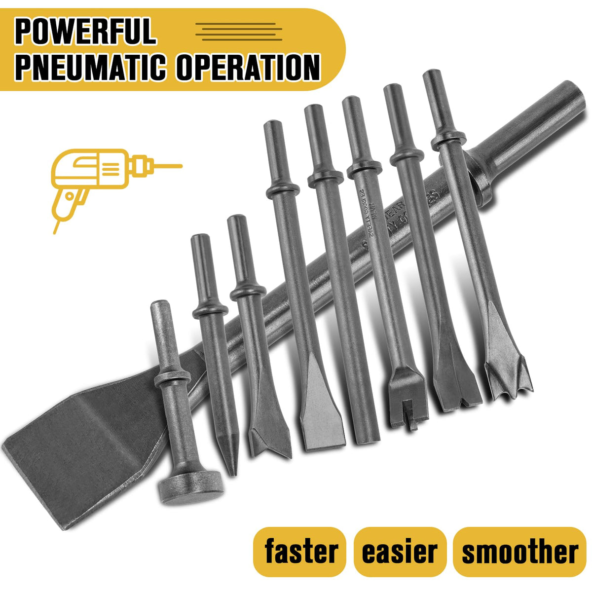 ZMCYNG heavy-duty bits reduce effort and improve productivity on tough jobs.
