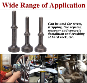 ZMCYNG smoothing air hammer bits with spring included for quick changes.