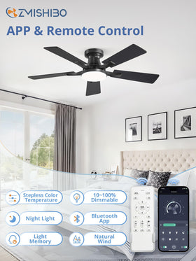 ZMISHIBO app and remote control for convenient operation.