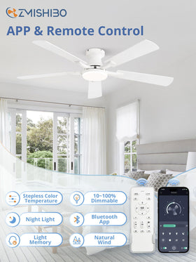ZMISHIBO app and remote control for easy, hands-free operation