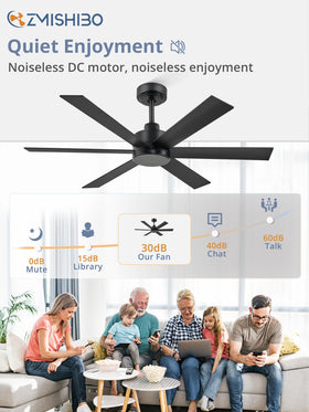 ZMISHIBO included 5in/8in downrods for ceiling height flexibility.