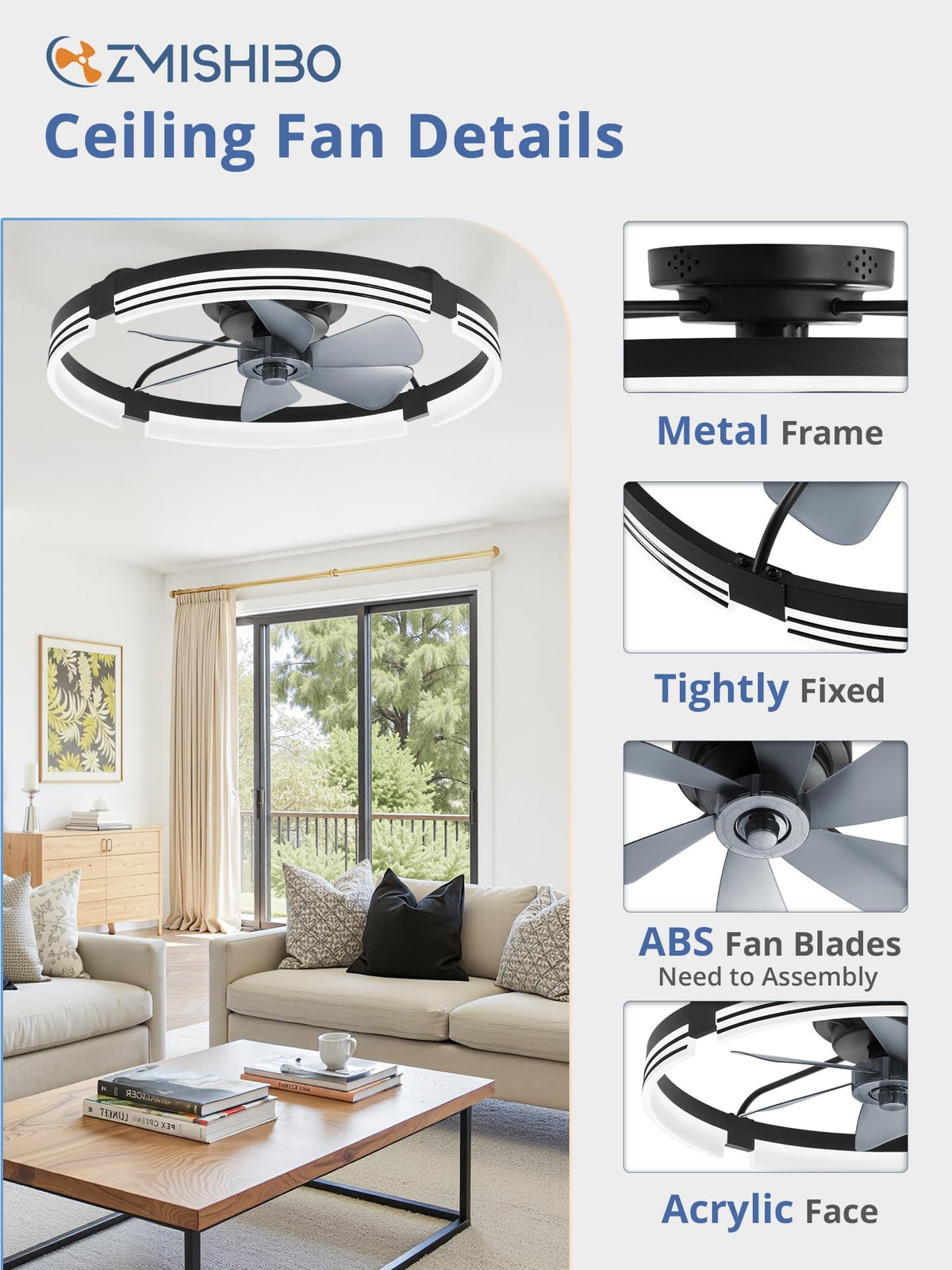 ZMISHIBO easy-installation with included hardware and clear instructions.