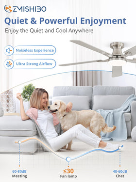 ZMISHIBO flush-mount design fits low ceilings with modern style.