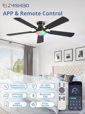 ZMISHIBO flush mount low profile design fits ceilings with minimal clearance