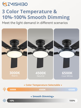 ZMISHIBO flush mount low profile design saves ceiling space and suits modern interiors.