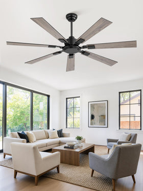 ZMISHIBO durable indoor/outdoor fan for covered patios