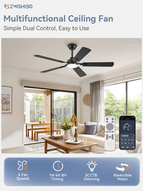 ZMISHIBO quiet copper motor delivering strong airflow.