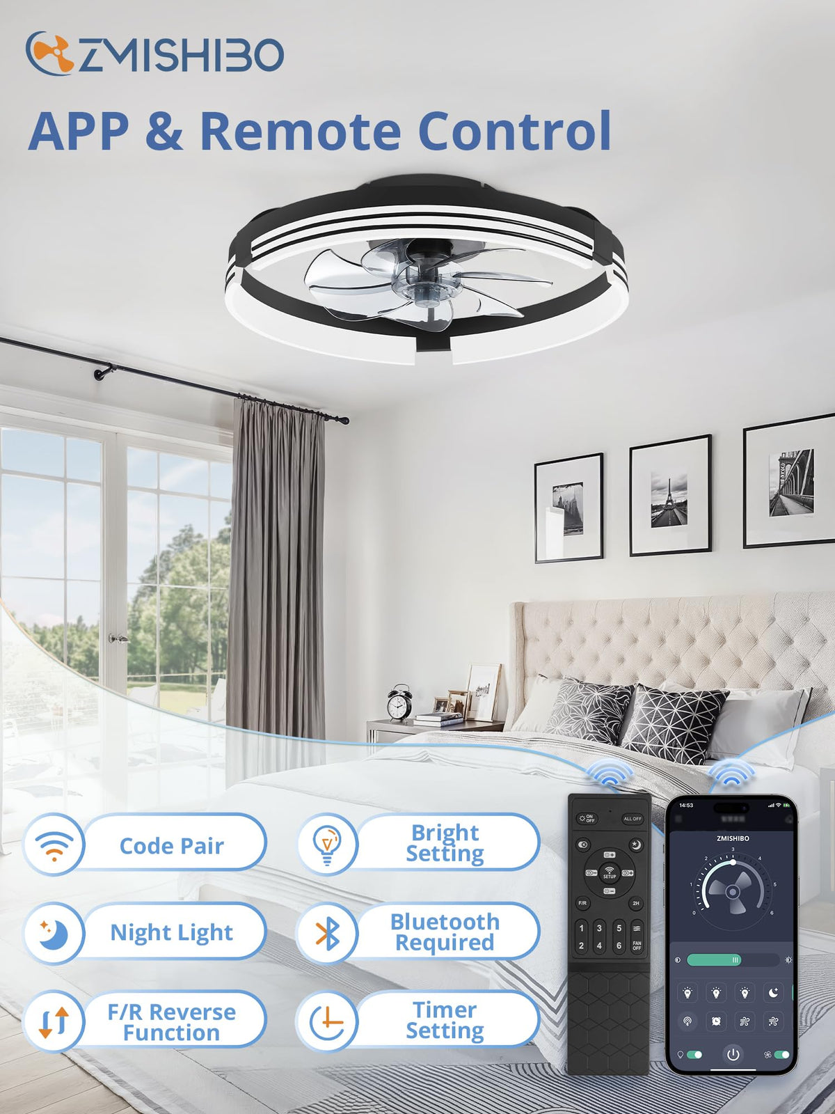 ZMISHIBO quiet copper motor delivers smooth, low-noise operation