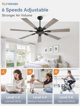 ZMISHIBO quiet DC motor delivers low-noise operation for bedrooms