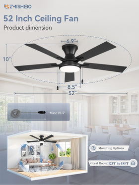 ZMISHIBO dimmable LED light demonstrating warm to cool color temperature.