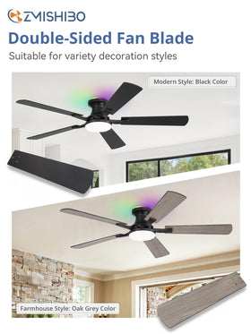 ZMISHIBO reversible motor supports year-round comfort.