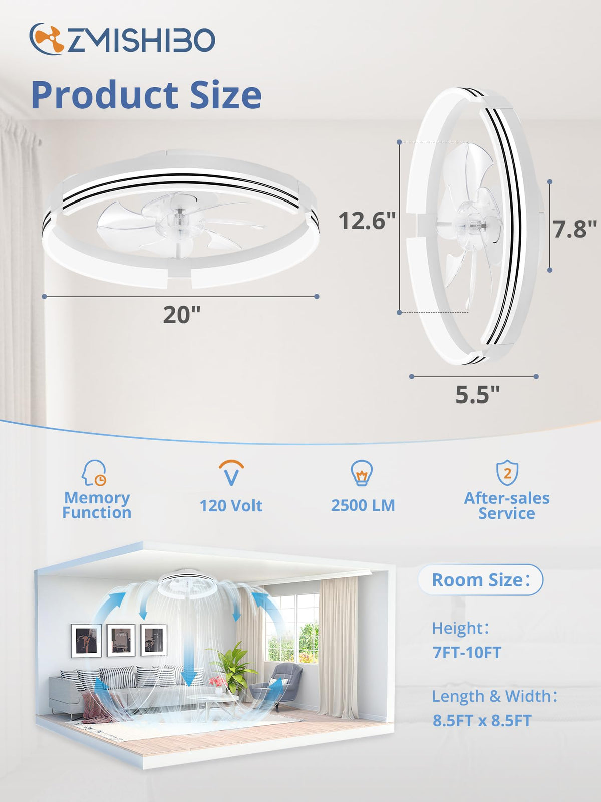 ZMISHIBO 2-hour sleep timer for effortless overnight comfort.