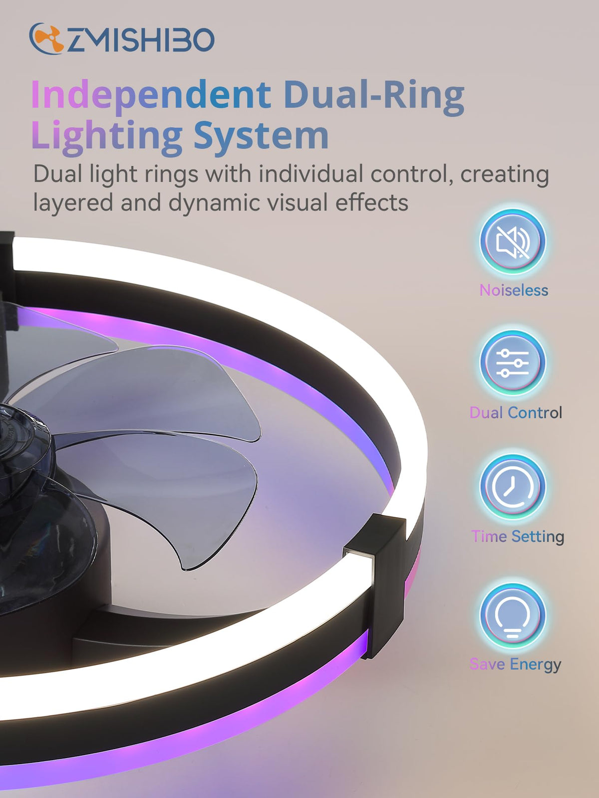 ZMISHIBO reversible airflow supports seasonal comfort in small spaces.