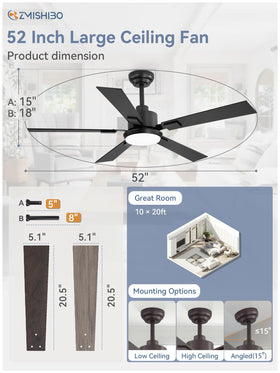 ZMISHIBO 3 CCT LED lighting offers warm to cool options.