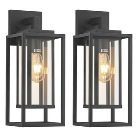 ZMKMOK 18in outdoor wall light with double cage for exterior illumination