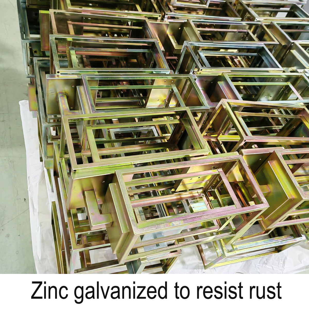 ZMKMOK weatherproof, rust-resistant finish designed for outdoor use.