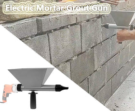 Using the ZMURED grout gun on wall joints for precise filling