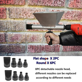 Durable cast-iron body of the ZMURED grout gun