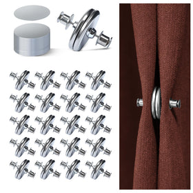 ZNJAVX Curtain Magnets Closure 20-pairs securely closes curtains and blocks light leaks.