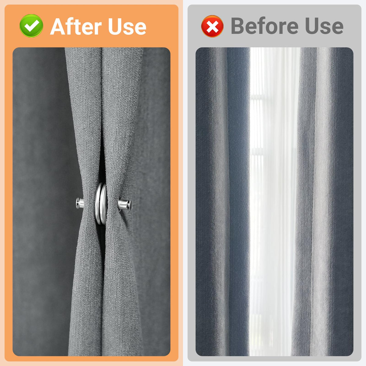 ZNJAVX Outdoor use for pergola curtains to resist breezes.