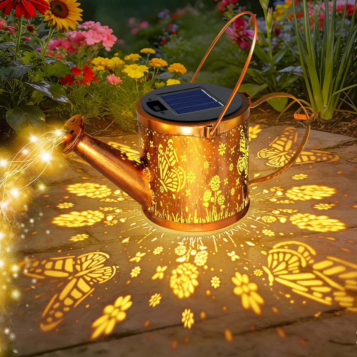 ZNYCYE bronze-finish metal decor withstands rain and frost