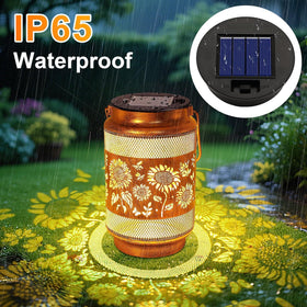 ZNYCYE lid with built-in sensor activates at dusk for automatic ambient lighting.