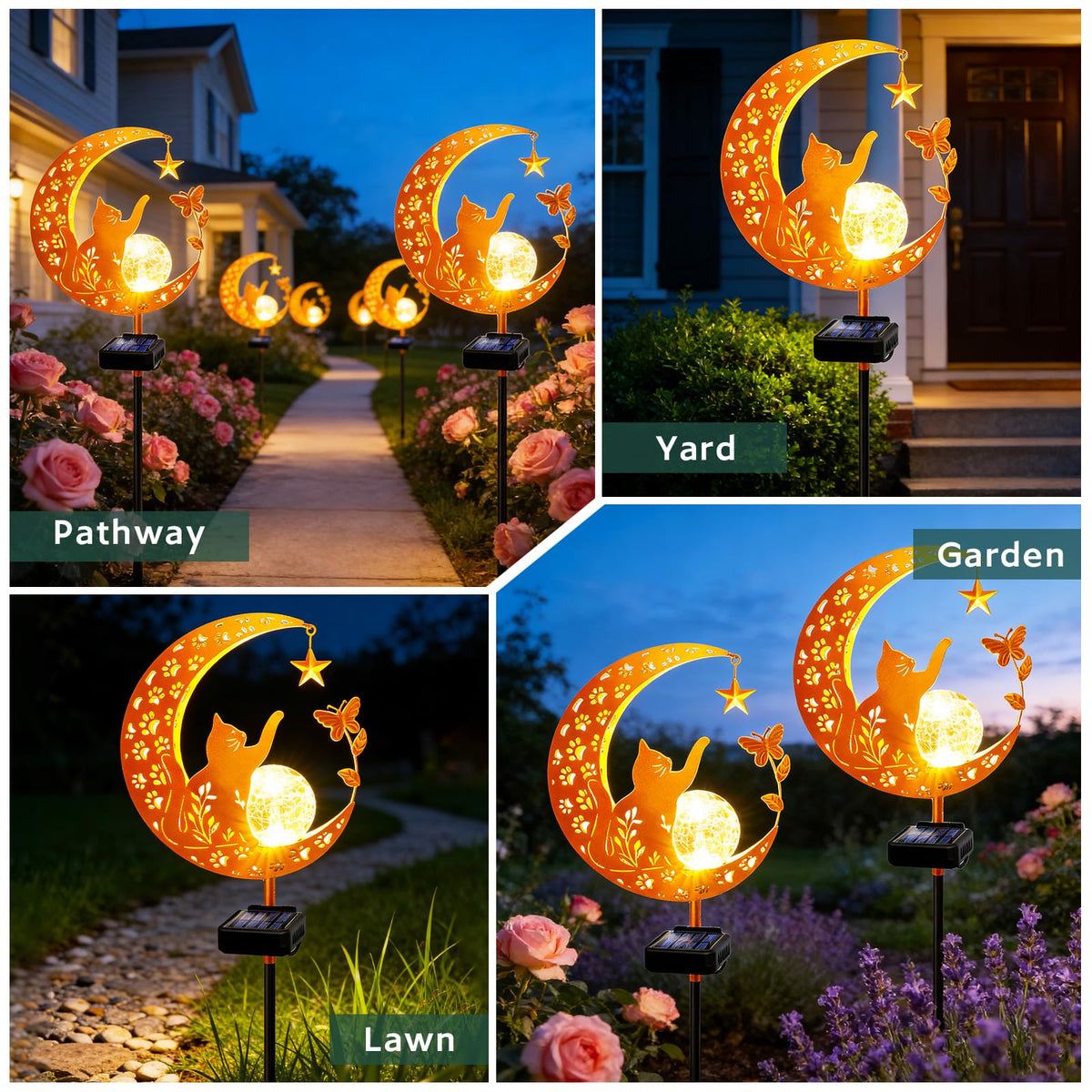 ZNYCYE nighttime garden magic lighting brightens yards softly