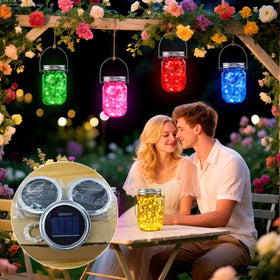 ZNYCYE no-wires design simplifies setup for patios and gardens