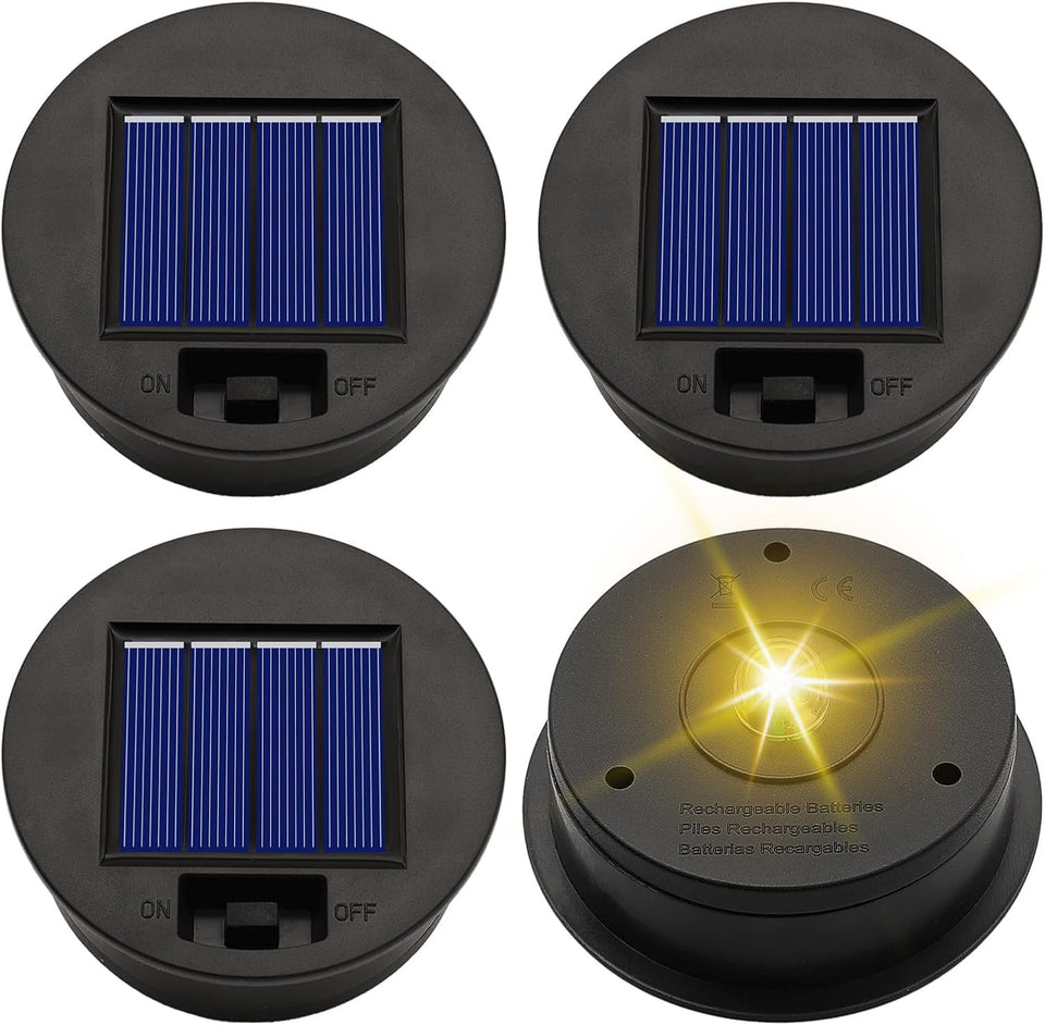 ZNYCYE solar light top replacement pack restores outdoor lanterns quickly for ambient lighting.