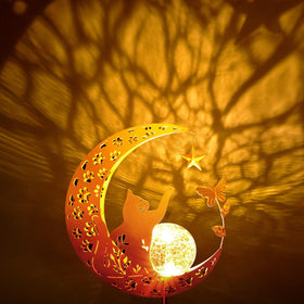 ZNYCYE outdoor solar stake light stands 33 inches tall for dramatic illumination