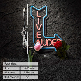 ZODZ neon sign with dimmable brightness for customizable ambiance