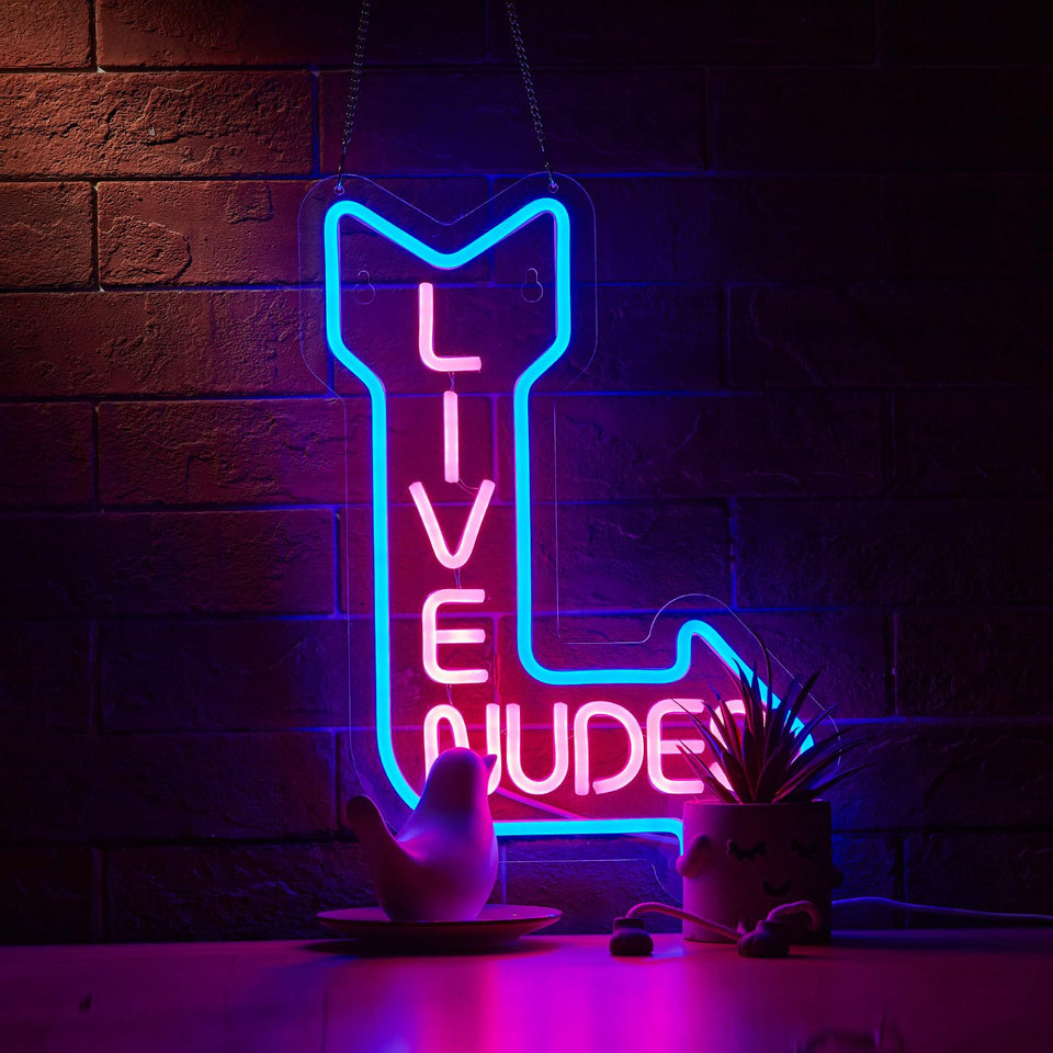ZODZ neon sign wall decor 15x13 inches for stylish rooms
